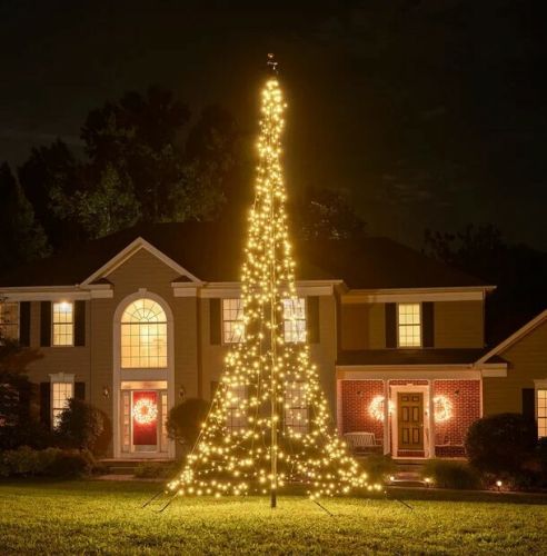 Sapin de Noël Fairybell OCT | 600 cm | 900 LED | Blanc chaud