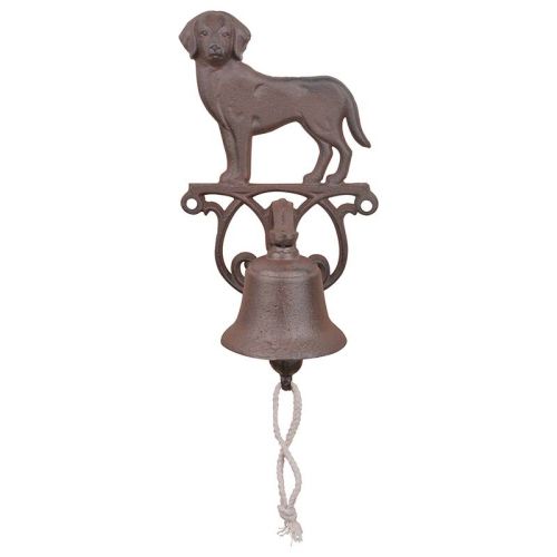 Esschert Design | Sonnette pour chien | Fonte | 25 x 14 x 13 cm