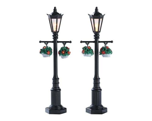 Lampadaire LEMAX style anglais ancien | Lot de 2