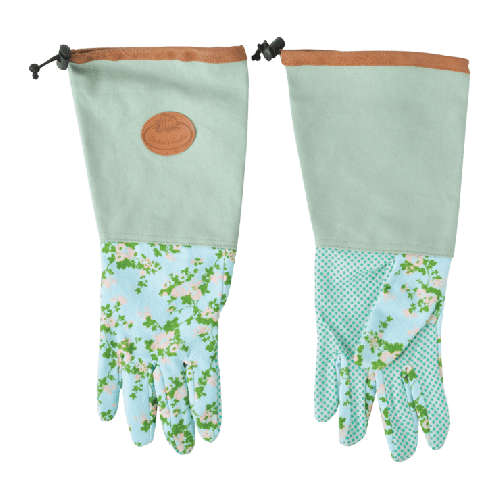 Esschert Design | Gants à imprimé rose | Polyester | 38 x 17 cm