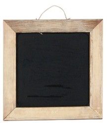 Tableau noir avec corde 33,5 x 33,5 cm