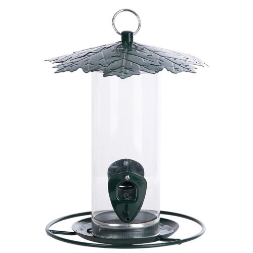 Esschert Design | Mangeoire à oiseaux | Acier | Vert | Ø18 x H 24 cm