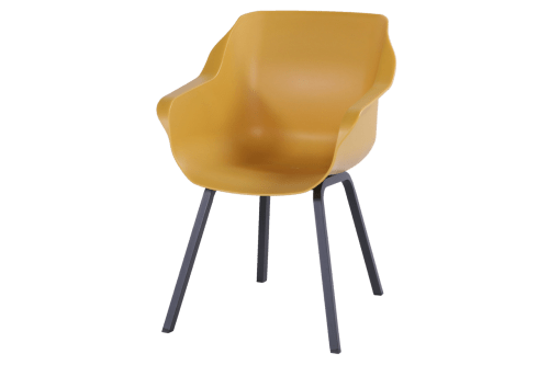 Sophie Element Dining Stuhl | Gelb | 59 x 62 x 84 cm