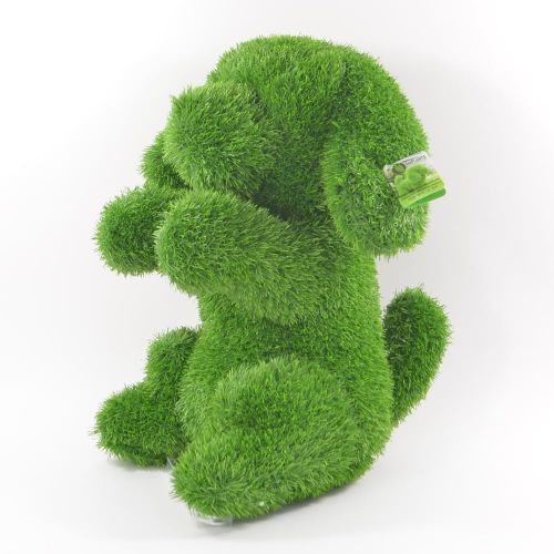AniPlants | Sculpture en gazon « Chien » assis | 50 cm