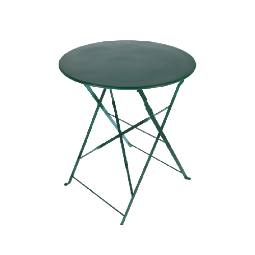 Esschert Design | Table pliante | Métal | Verte | 60 x 72 x 60 cm