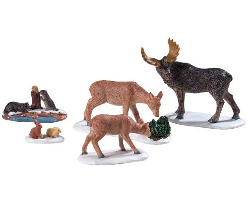LEMAX Animaux sauvages | Ensemble de 5