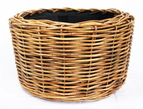 Pot de séchage Jumbo en rotin | miel | 125 x 72 cm