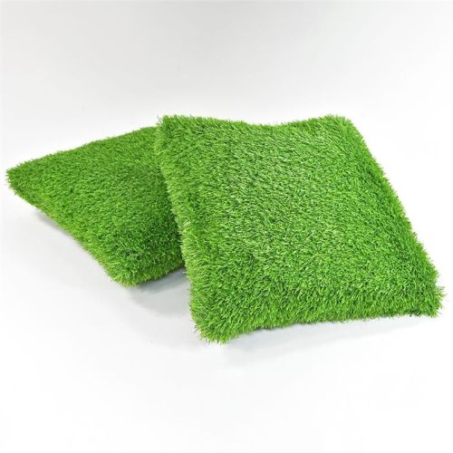 AniPlants | Coussin carré « Mobel » en forme d'herbe | 35 cm