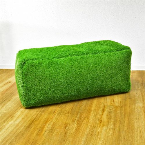 AniPlants | Tabouret cubique « Mobel » en forme d'herbe | 40 cm