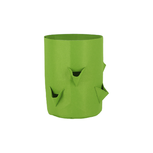 Esschert Design | Sac de plantation pour fraisiers/herbes aromatiques | Polysérine | 38 x 38 x 50 cm