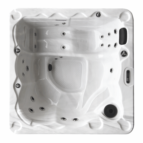 Aura Therapy Jacuzzi | 200 x 200 x 82 cm | 4 Zitplaatsen en 1 Ligplaats