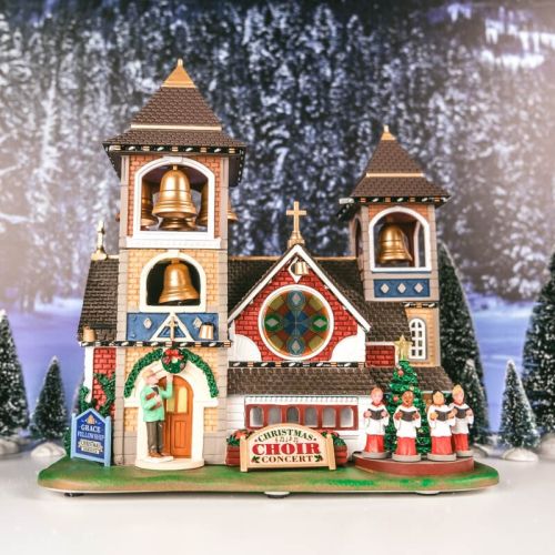 Carillon de Noël LEMAX | avec adaptateur 4,5 V
