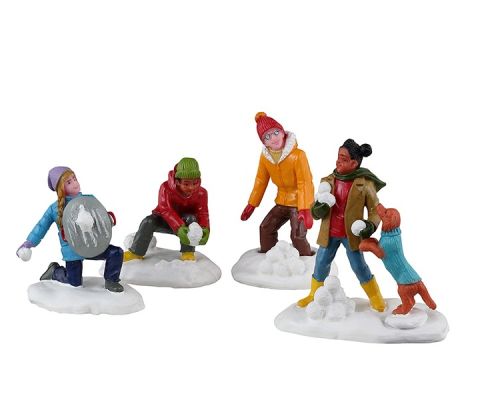 LEMAX | Batailles de boules de neige | Lot de 4