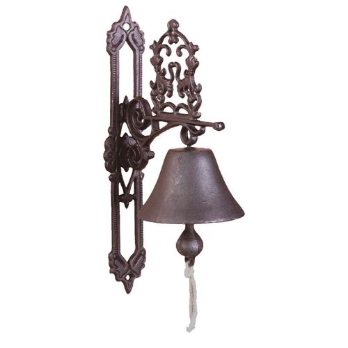 Esschert Design | Sonnette de porte classique antique | Fonte | 36 x 20 x 13 cm