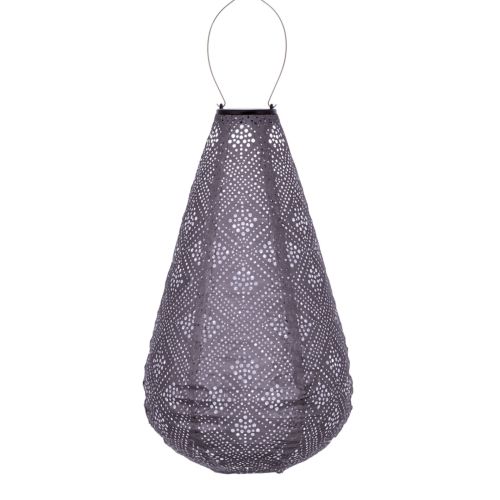 Goutte de lampe solaire LUMIZ | Topaze | Violet mauve | Ø28 cm