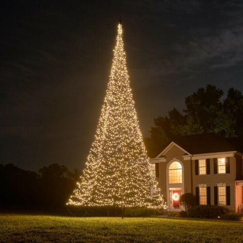 Sapin de Noël Fairybell | 1000 cm | 4000 LED | Blanc chaud
