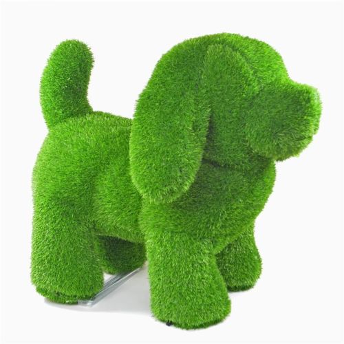 AniPlants | Figurine en herbe « Chien » debout | 80 cm
