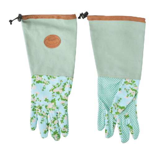 Esschert Design | Gants à imprimé rose | Polyester | 38 x 17 cm