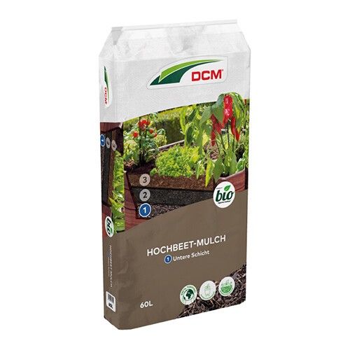 CUXIN DCM | Paillis pour plates-bandes surélevées, couche inférieure | 60 L