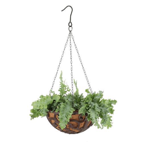 Esschert Design | Jardinière suspendue | Fonte | S | Ø25 x H 27 cm