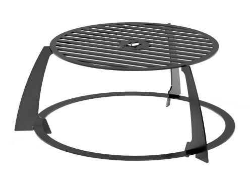 Hoher Grillrost für eine Grillplatte 98 cm und 102 cm