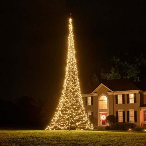 Sapin de Noël Fairybell | 1000 cm | 2000 LED | Blanc chaud