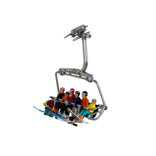 Jägerndorfer | 6 personnages assis M. Snowboard | 1:32