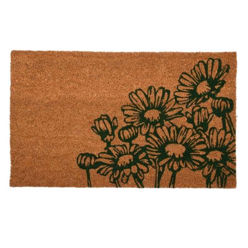 Esschert Design | Paillasson fleuri | Fibre de coco | 75 x 25 cm