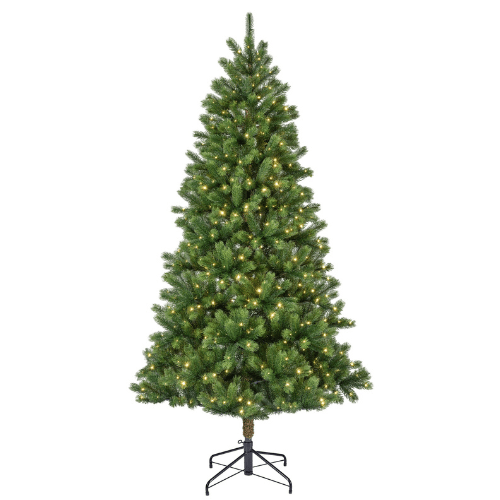 Kenmore | Künstliche Tanne mit Beleuchtung | 180 cm | 350 LED | Warmweiß | Ø96 cm