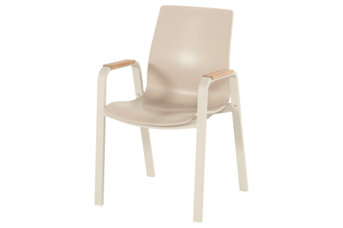Flow Dining Stuhl | Sand | 57 x 56,5 x 90 cm