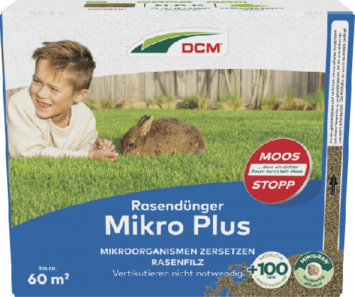 CUXIN DCM | Engrais pour gazon Micro Plus | 3 kg