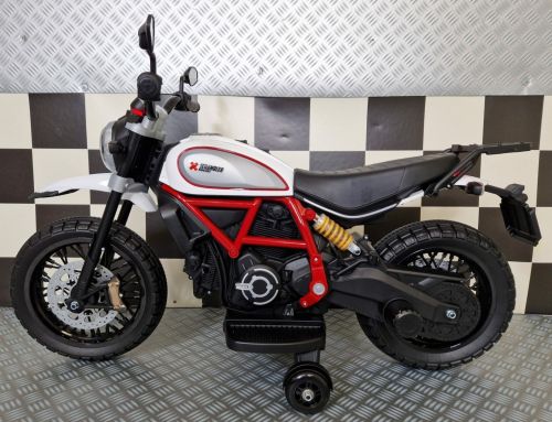 Moto enfant Ducati Scrambler 12 volts