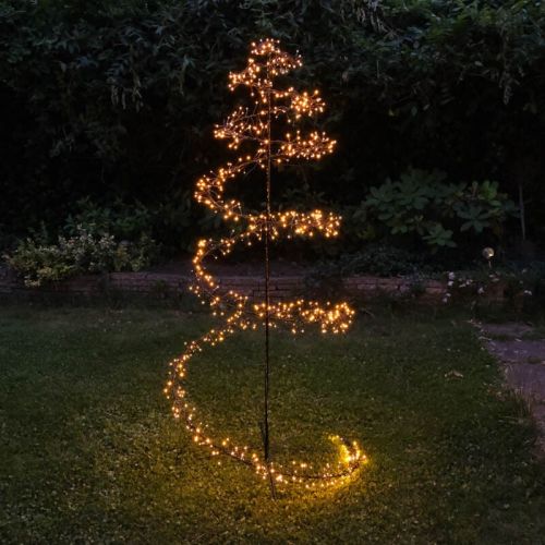 Guirlande lumineuse en spirale | 480 LED | Blanc chaud | Collection Anna