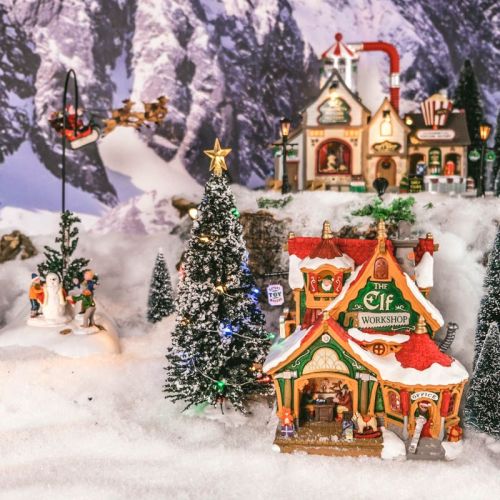 LEMAX | Village du Père Noël Petit Ensemble | 5 pièces